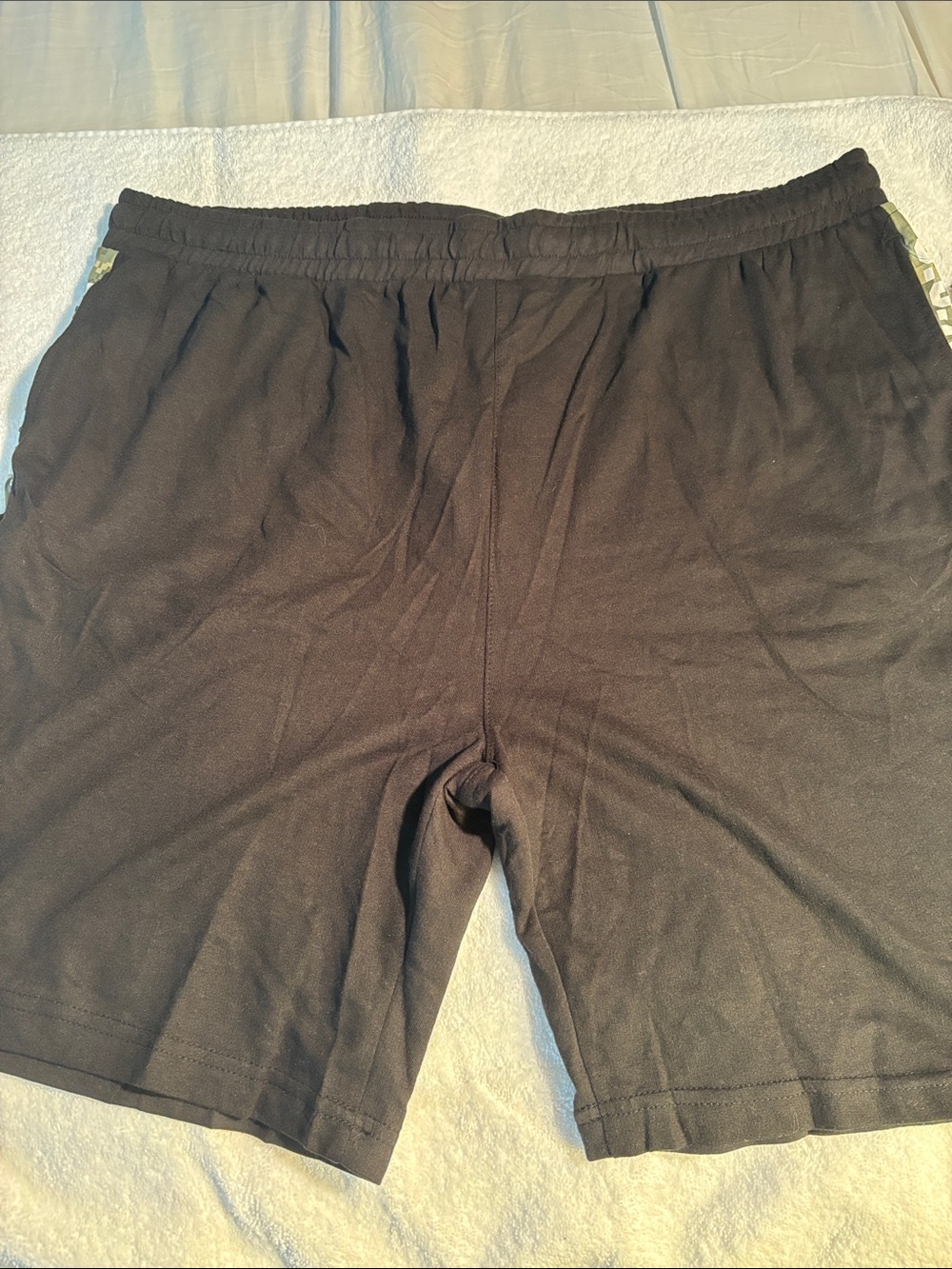 U.S. Army Black Athletic Drawstring Knit Shorts BRAND NEW W TAGS